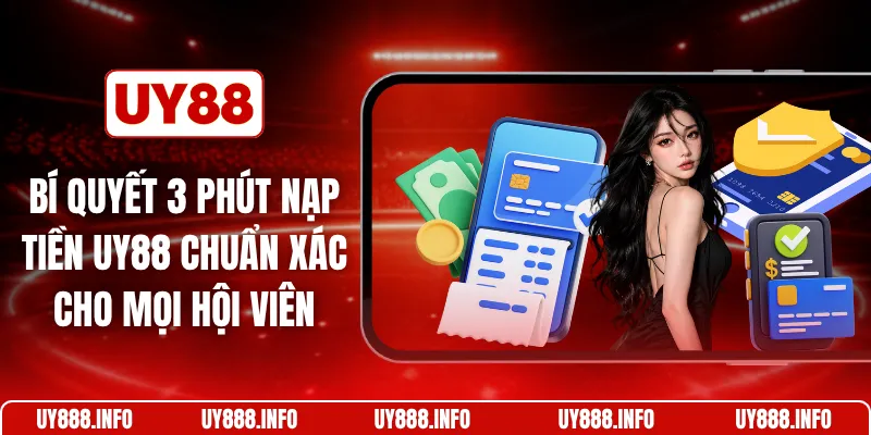 Bí quyết 3 phút nạp tiền UY88 chuẩn xác cho mọi hội viên