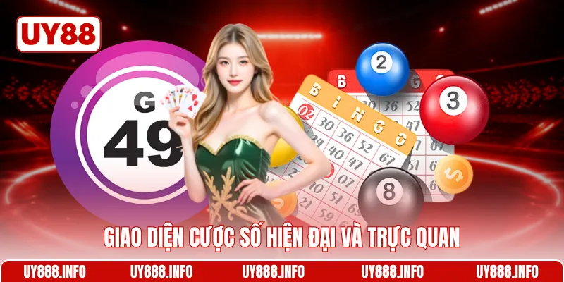 Giao diện cược số hiện đại và trực quan